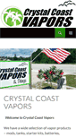 Mobile Screenshot of crystalcoastvapors.com